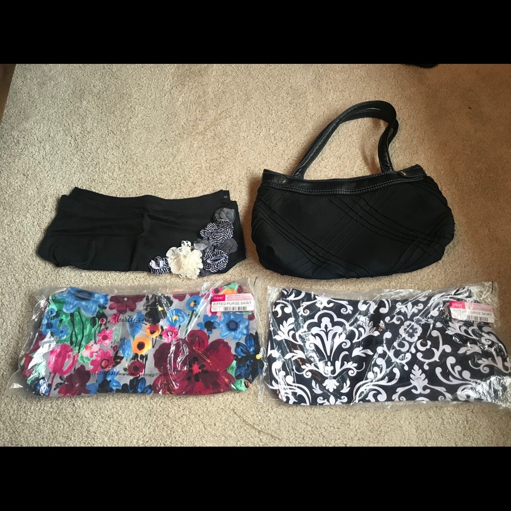 Thirty one fitted skirt purse